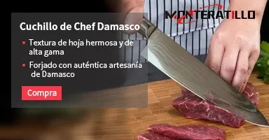 Cuchillo de Chef Damasco
