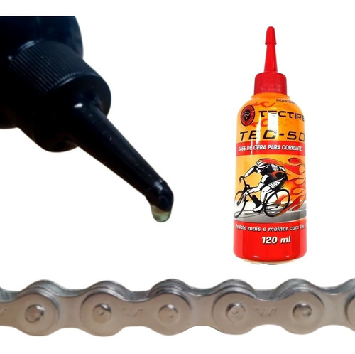Imagem 2 de 3 de Óleo Lubrificante Tec-50 - Base De Ceramica Para Bike 120ml