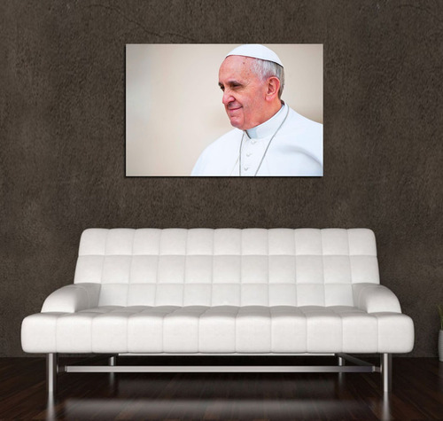 Vinilo Decorativo 50x75cm Papa Francisco Jorge Mario