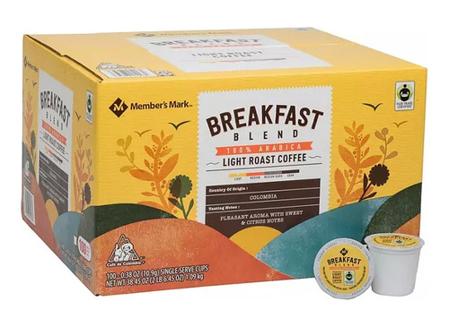 Member's Mark Breakfast Blend, Single-serve Cups (100 Ct.)