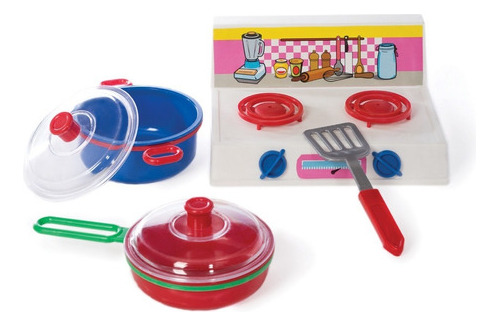 Juego Cocina Con Olla Y Sarten Petit Gourmet