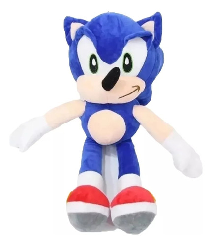 Muñeco De Peluche Sonic 30 Cm Shadow Nudillos Silver Tails