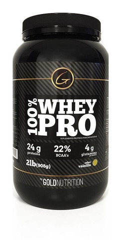 Whey Protein En Polvo Gold Nutrition 100% Whey Pro 2 Lb