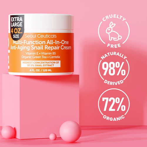 Crema Hidratante Seoulceuticals Snail Mucin 97,5% 120ml