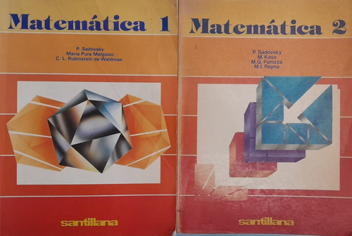 Combo Matemática 1-2 ( Sin Uso), Sadovsky- Melguizo- Waldman