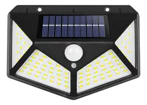 Comprar Lampara Exterior Farol Solar Foco 100 Led Sensor Movimiento Una Ganga