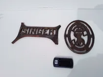 Comprar Antiguas Carteles Fundición Hierro Maquinas Coser Singer