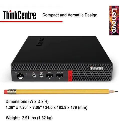 Mini Desktop Lenovo Thinkcentre Amd Ssd De Núcleo Duplo De 8