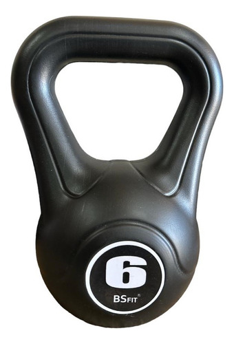 Pesas Rusas Bsfit Kettlebell Plástica 6kg Fitness Deporte 