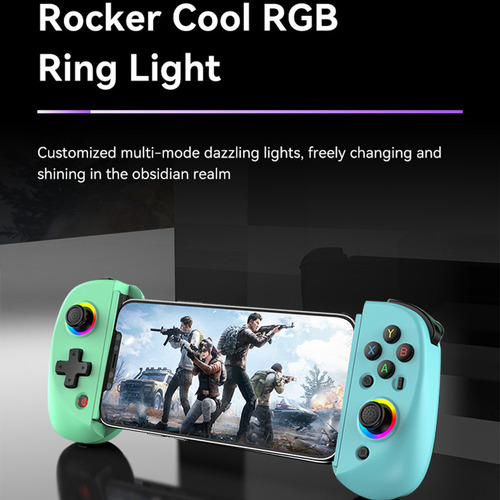Joystick Telescópico De Control De Juegos D8 Con Luz Rgb