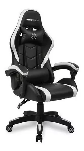 Silla de escritorio MRB Full 6D gamer ergonómica roja con tapizado de cuero  sintético