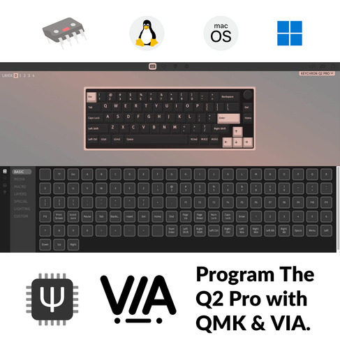 Keychron Q2 Pro Teclado Mecánico Inalámbrico Rgb Mmg