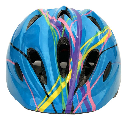 Casco de ciclismo Genérica Sport Skate Ciclismo Abstracto celeste Unica