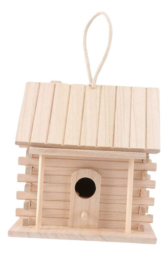 Caja De Anidación De Pájaros De La Casa De Madera, Casa De