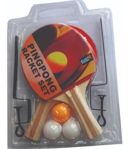 Ping Pong Set 2 Paletas + 3 Pelotas + Red+ 2 Soportes Oferta