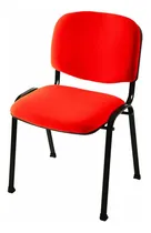 Comprar Silla Fija Apilable Tapizada En Tela Color Rojo Material Del Tapizado Tela Marathon