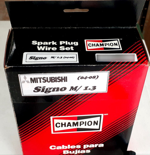 Cables D Bujías Mitsubishi Signo 1.3 Champion Original