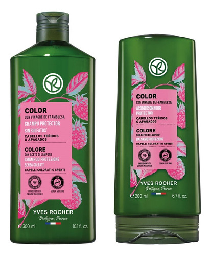 Kit Protección Color Shampoo Acondicionador Yves Rocher