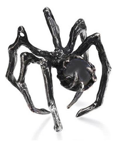 (bk) Anillo De Araña Abierto Ajustable Para Halloween, Estil