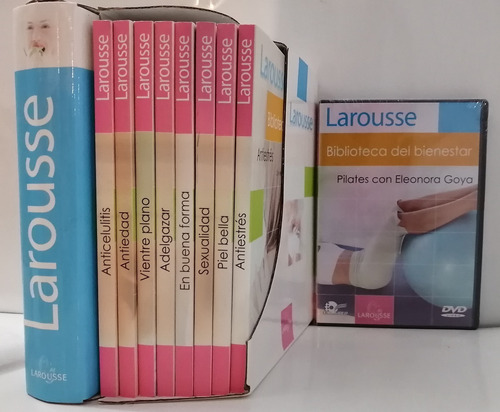 Larousse Libros Para El Bienestar Personal 8 Tomos Y Un Dvd 