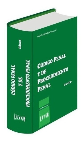 Libro Código Penal Y De Procedimiento Penal. Editorial Leyer