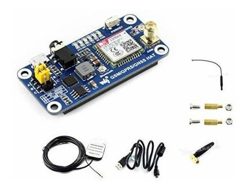 Raspberry Pi Gsm/gprs/gnss Bluetooth Hat Placa De Expansión