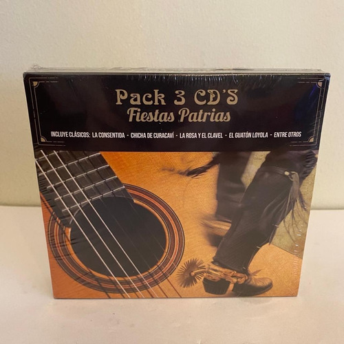 Pack 3 Cd Fiestas Patrias 3 Cd Nuevo