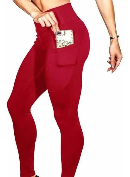 Leggins Rojos Mujer | MercadoLibre 📦