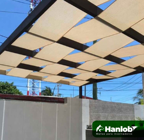 Malla Sombra De 90% Para Pérgolas De 80cm X 4m