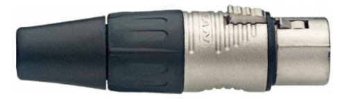 Plug Conector Xlr De Cabo Femea Stagg Rean Neutrik