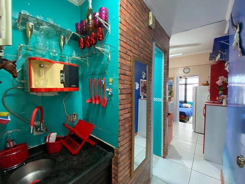 Imagem 6 de 10 de Sala Living Mobiliado Para Venda Em Santos - Kit555 - 70471749