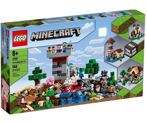 Lego Minecraft A Caixa De Minecraft 3.0 21161