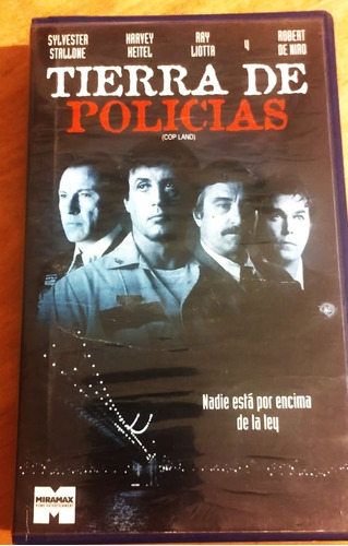 Tierra De Policías. Vhs. Gativideo. 1998. Blockbuster