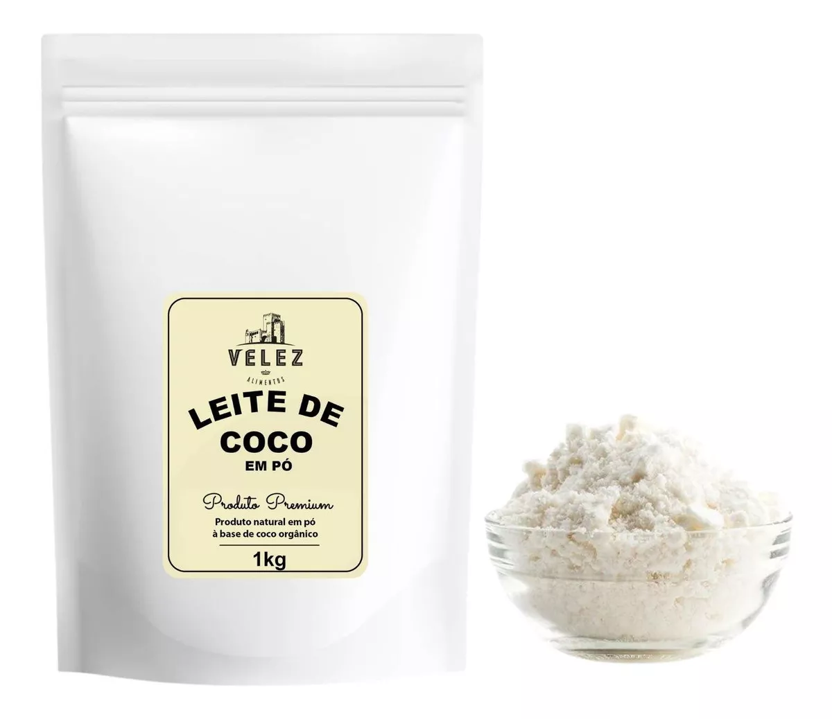 Segunda imagem para pesquisa de leite de coco em po 1 kg