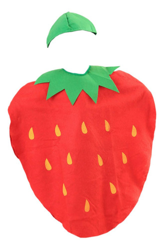 3 Disfraz De Fresa Con Dibujos De Frutas Para Fiesta Estilo