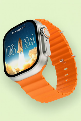 Reloj Smartwatch T900 Ultra 2 Big 2.19 Carga Inalámbrica Negro Milanese Naranja Gris