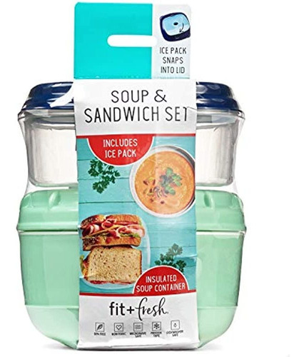 Juego De Sopa Y Sándwich Fit & Fresh Con Paquete De Hielo, 5