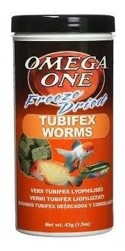Tubifex Worms 44gr Omega One Para Peces