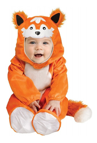 Disfraz Zorrito Talla Small(6-12 Meses) Para Bebé Halloween