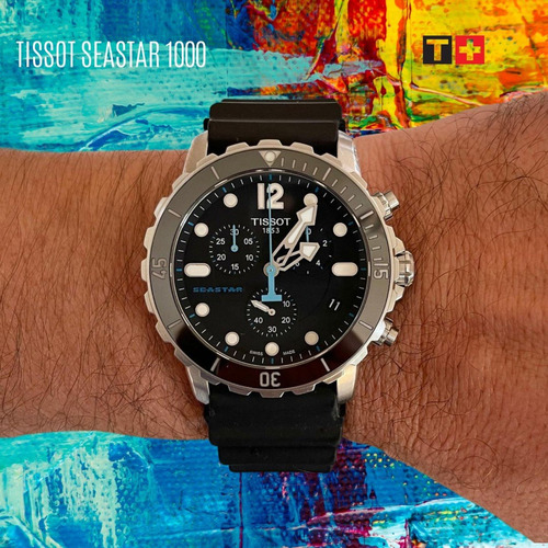 Reloj Tissot Seastar 1000 Cronografo T0664171705700 En Stock