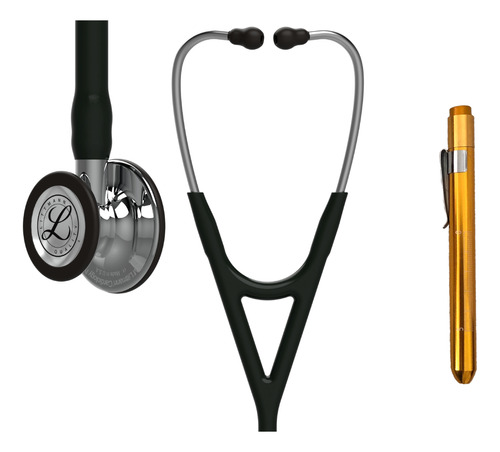 Littmann Cardiology I V 6177 Black / Mirror + Linterna