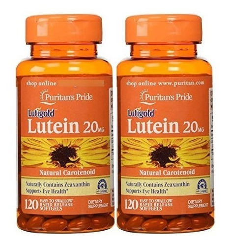 Luteina 20mg 120 Cápsulas Importado Usa