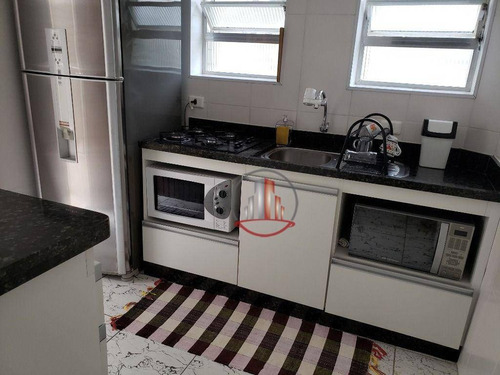 Imagem 1 de 14 de Apartamento Com 2 Dormitórios À Venda, 95 M² Por R$ 250.000 - Vila Guilhermina - Praia Grande/sp - Ap3094