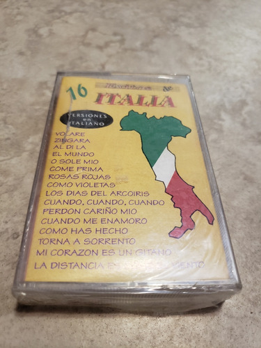 Casete De Música 16 Éxitos De Italia 