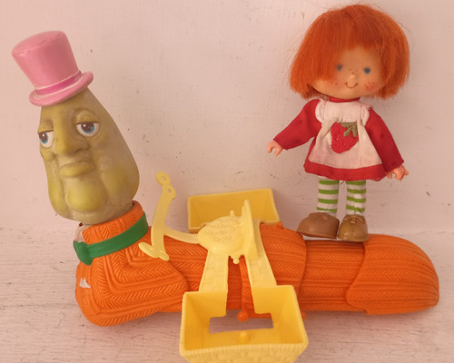 Rosita Fresita Con Oruga Berry Merry Worm Vintage 80s (Usado)
