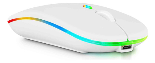 Raton Led Inalambrico Recargable 2.4 Ghz Bluetooth Mouse Tab