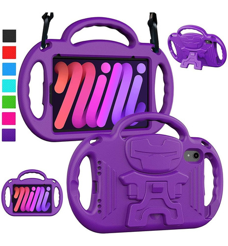 Funda Ltrop Para iPad Mini 6 Generacion Violeta