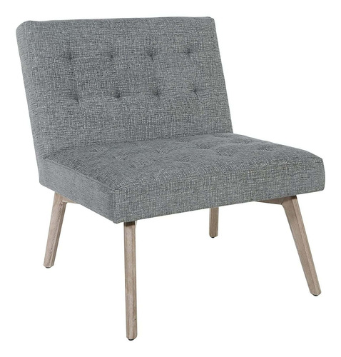 Silla Moderna Midcentury Sadie, Gris Carbón