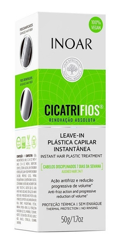 Imagem 6 de 7 de Kit Inoar Cicatrifios Leave In + Ampola Renovação Absoluta
