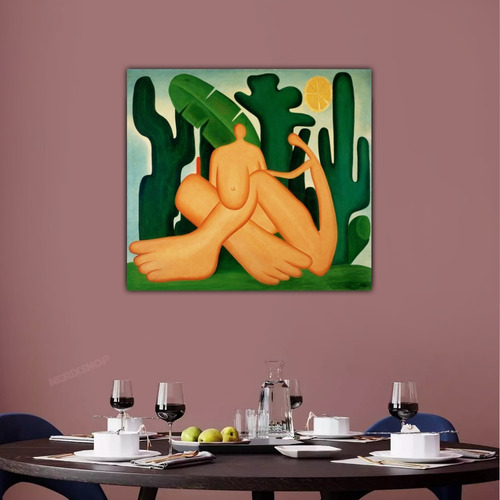 Imagem 1 de 2 de Poster Hd Foto Tarsila Do Amaral Papel 60cmx70cm Obra Arte